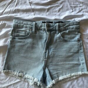 Kendall + Kylie High-Rise Denim Shorts - Light Wash - Size 27